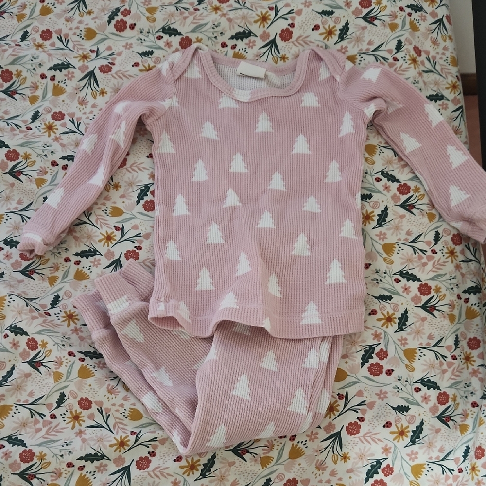 Pink and White Kids Pajamas